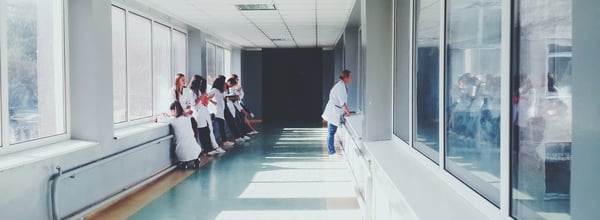 doctors in the hall waiting