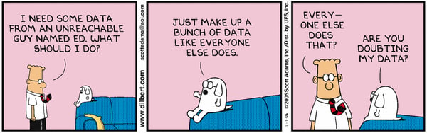 comic strip are you doubting my data