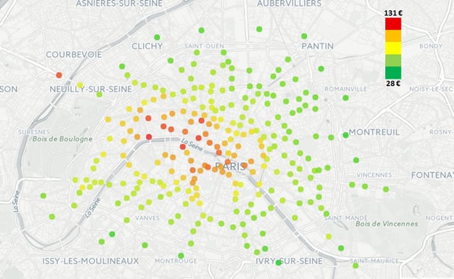 dataiku paris airbnb map