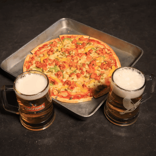 pizza and beer combo
