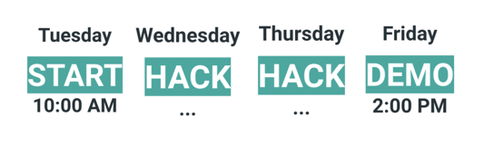 Hackaiku schedule