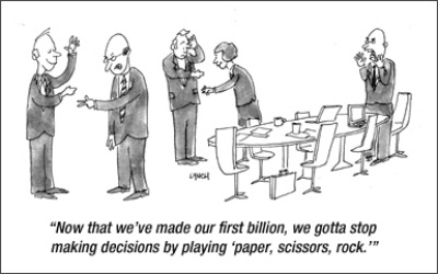 Cartoon - "first billion"
