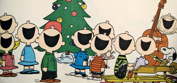 Peanuts Christmas sing-along