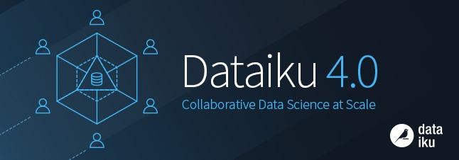 Dataiku 4.0 release announcement banner