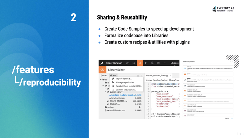 code sample sharing and reusability