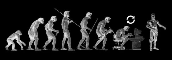 evoluation becoming human