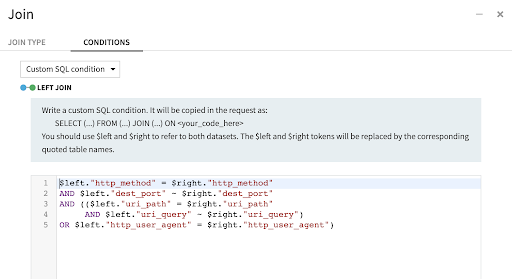 Dataiku DSS join recipe