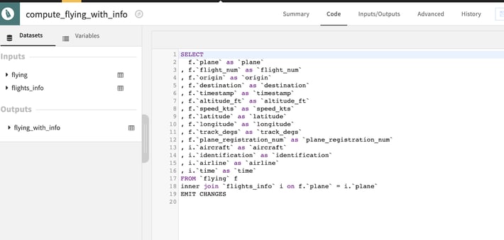 The Streaming ksql Recipe in Dataiku