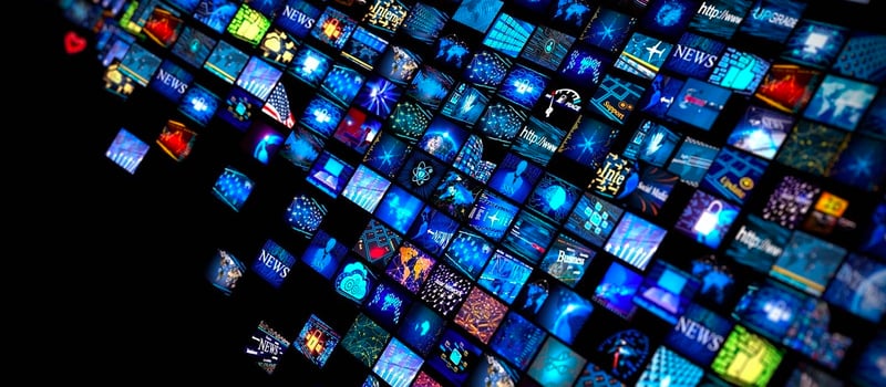 multiple news TVs