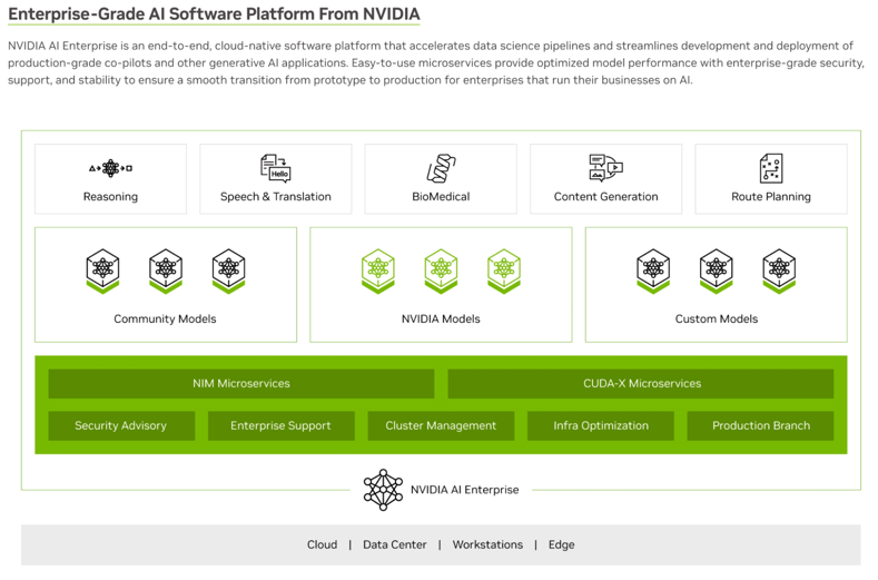 AI software platform NVIDIA
