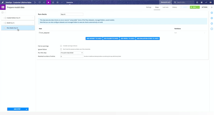 customer lifetime value dataiku