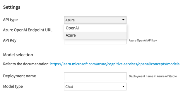 Azure OpenAI service