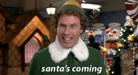 santa's coming! Elf Gif