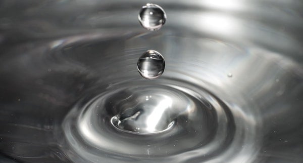 water droplets splashing