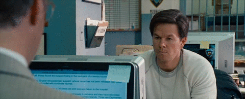 gif of an Unhappy data scientist at work