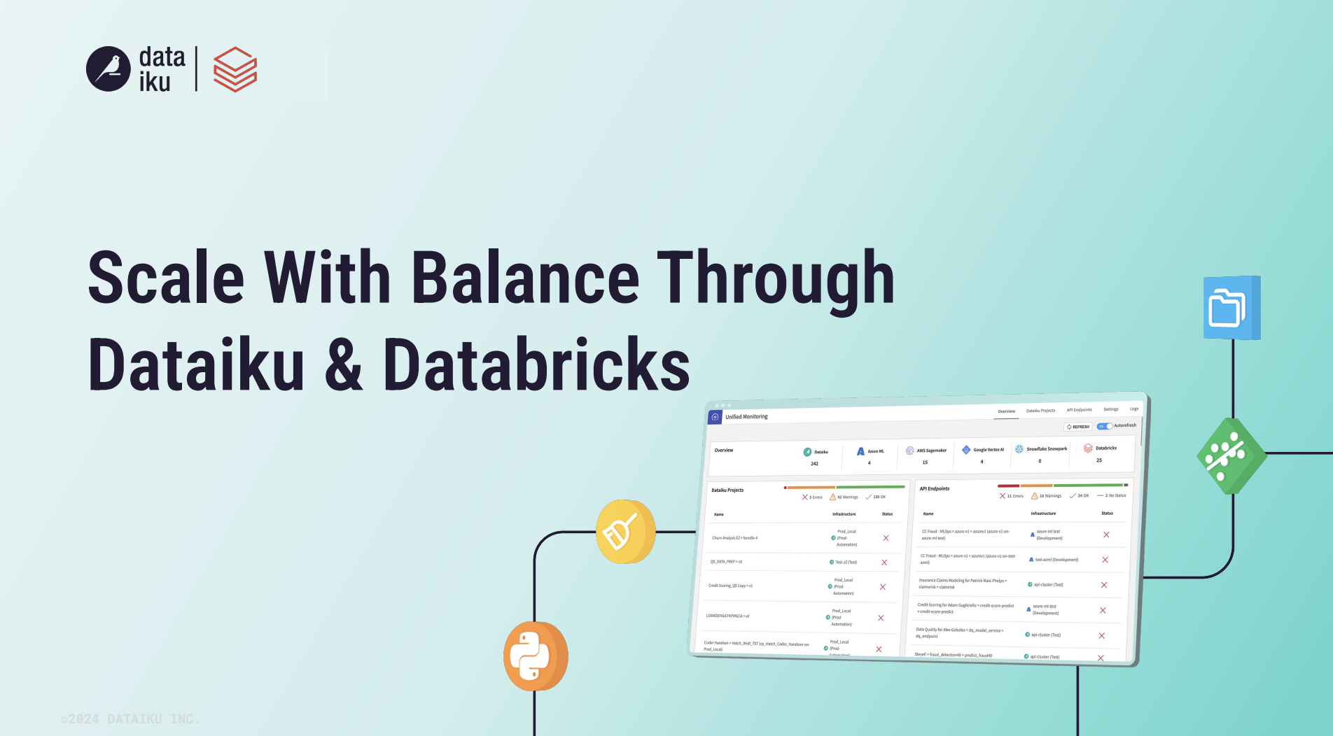 scale with balance through dataiku & databricks